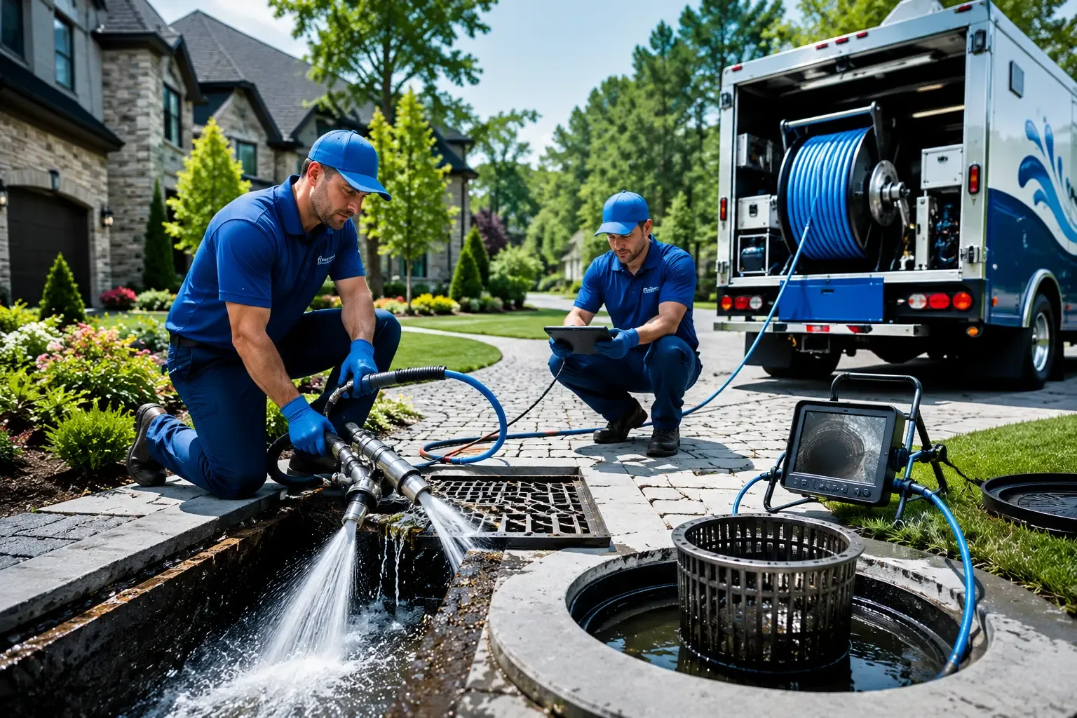 Local outdoor drain cleaning professionals in Denton, GA