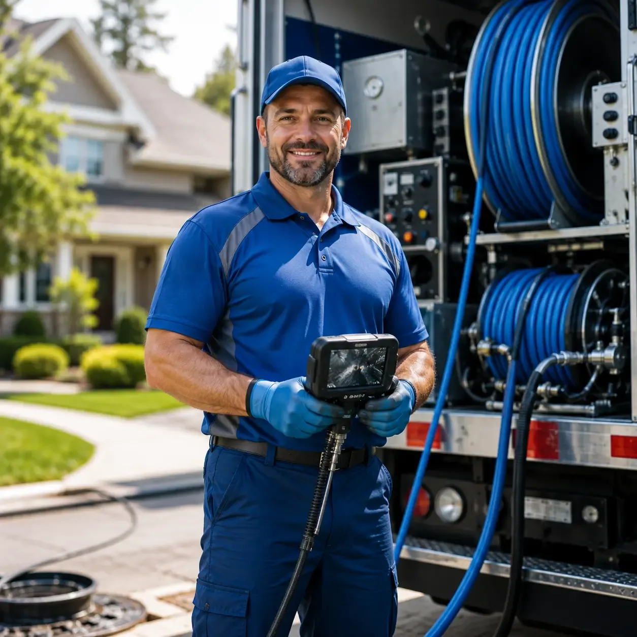 Local outdoor drain cleaning specialists in Denton, GA